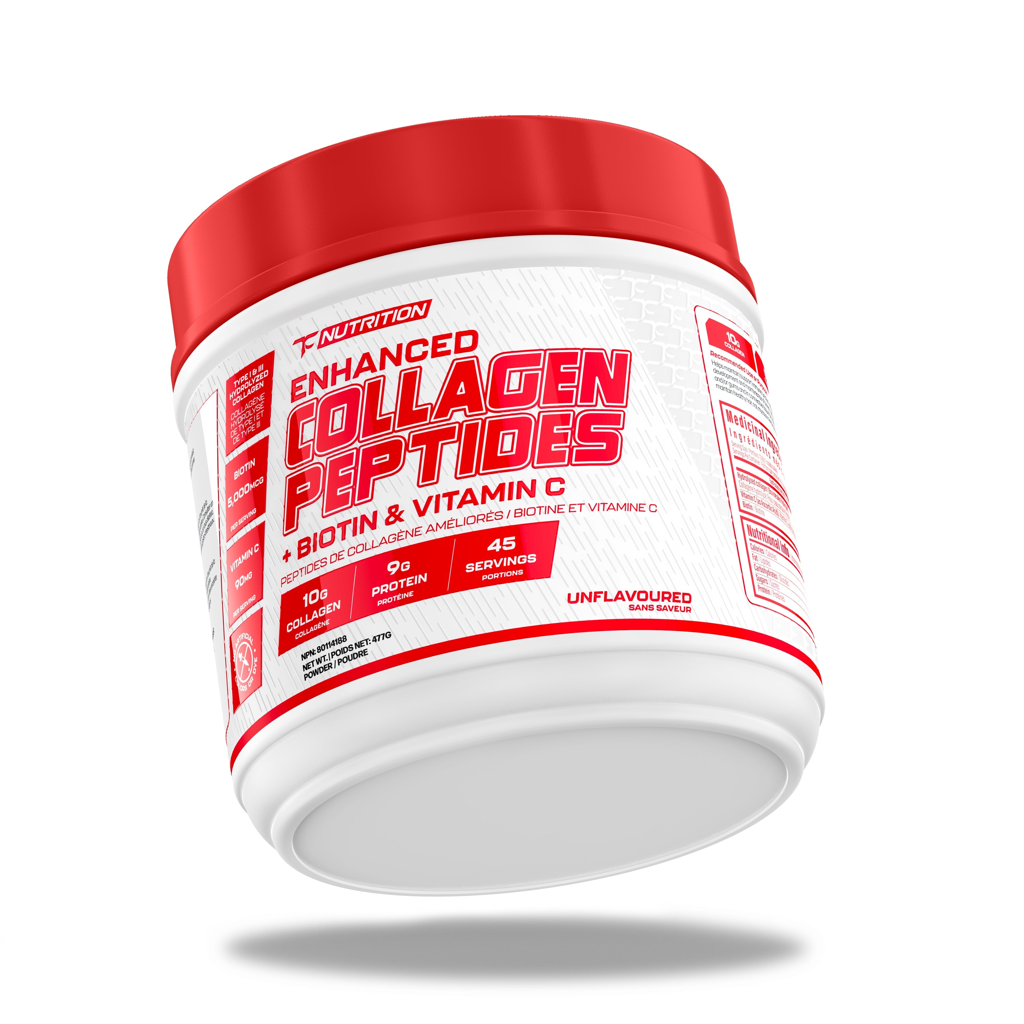 TC NUTRITION Enhanced Collagen Peptides Powder (450 gr)
