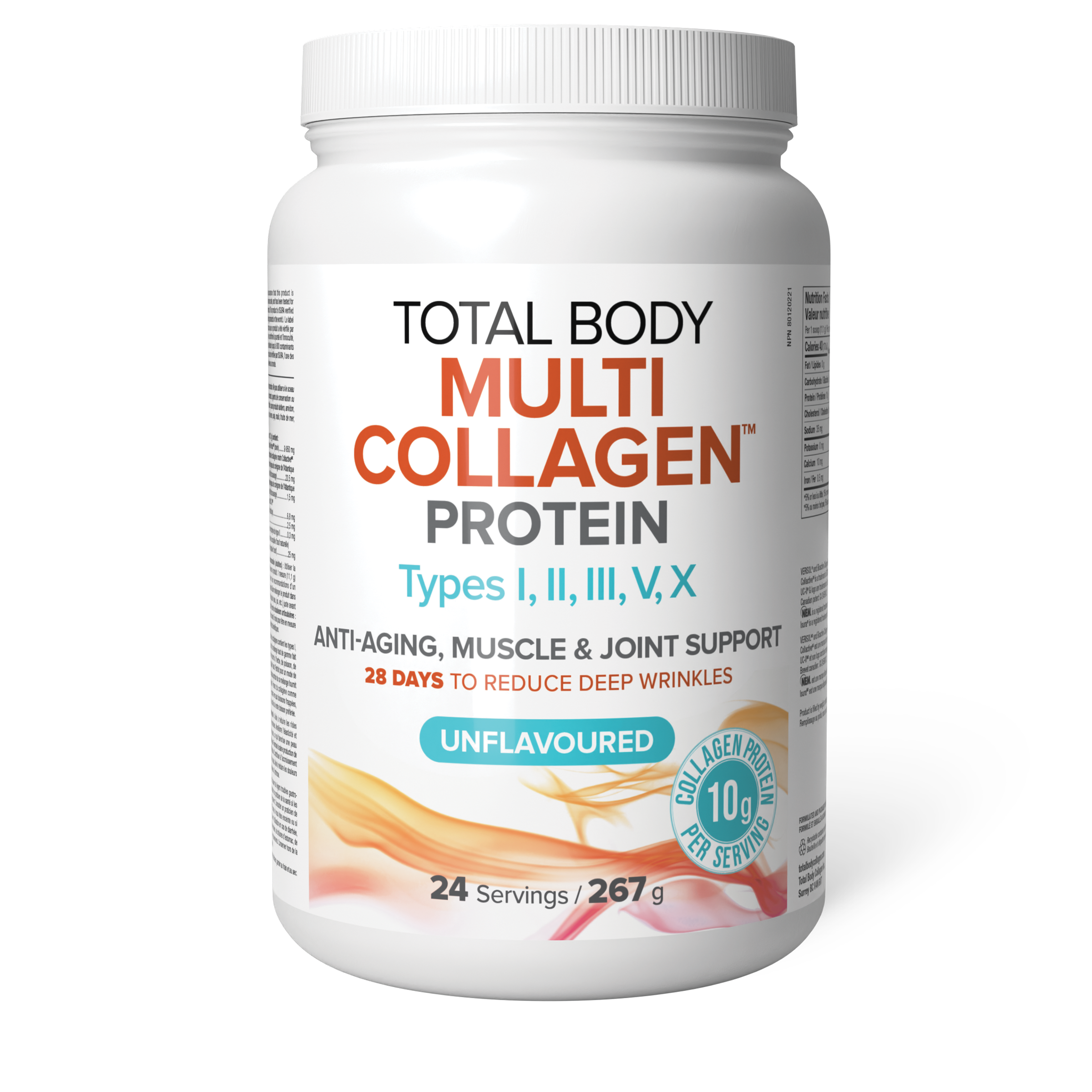 TOTAL BODY COLLAGEN -  Multi Collagen (Unflavoured - 534 grams)