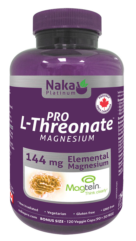 NAKA Platinum Pro L-Threonate Magnesium (144 mg