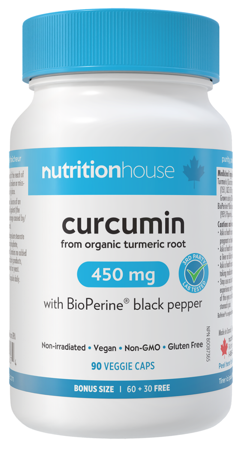 NUTRITION HOUSE Curcumin 450 mg - Bonus 60 + 30 Veggie Caps