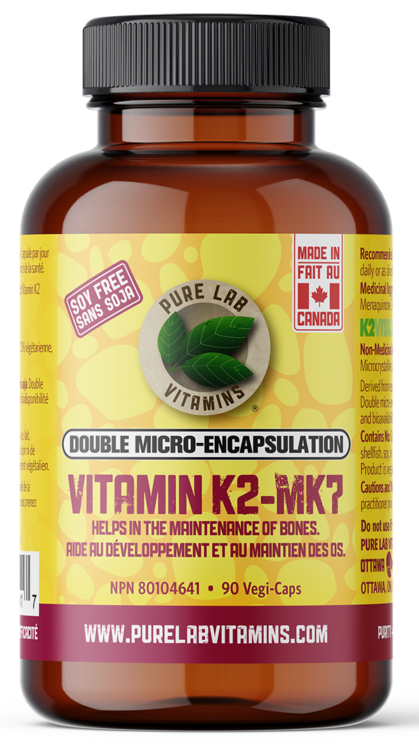 PURE LAB VITAMINS Vitamin K2- MK7 (90 veg caps)