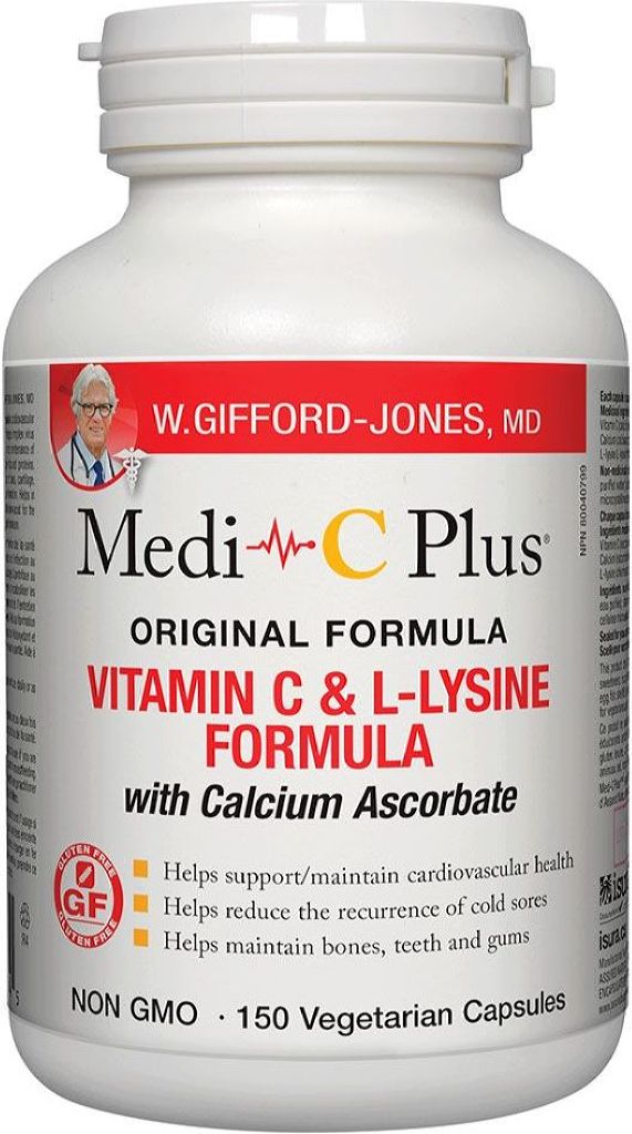 Medi-C Plus Vitamin C & L-Lysine with Magnesium ( veg caps