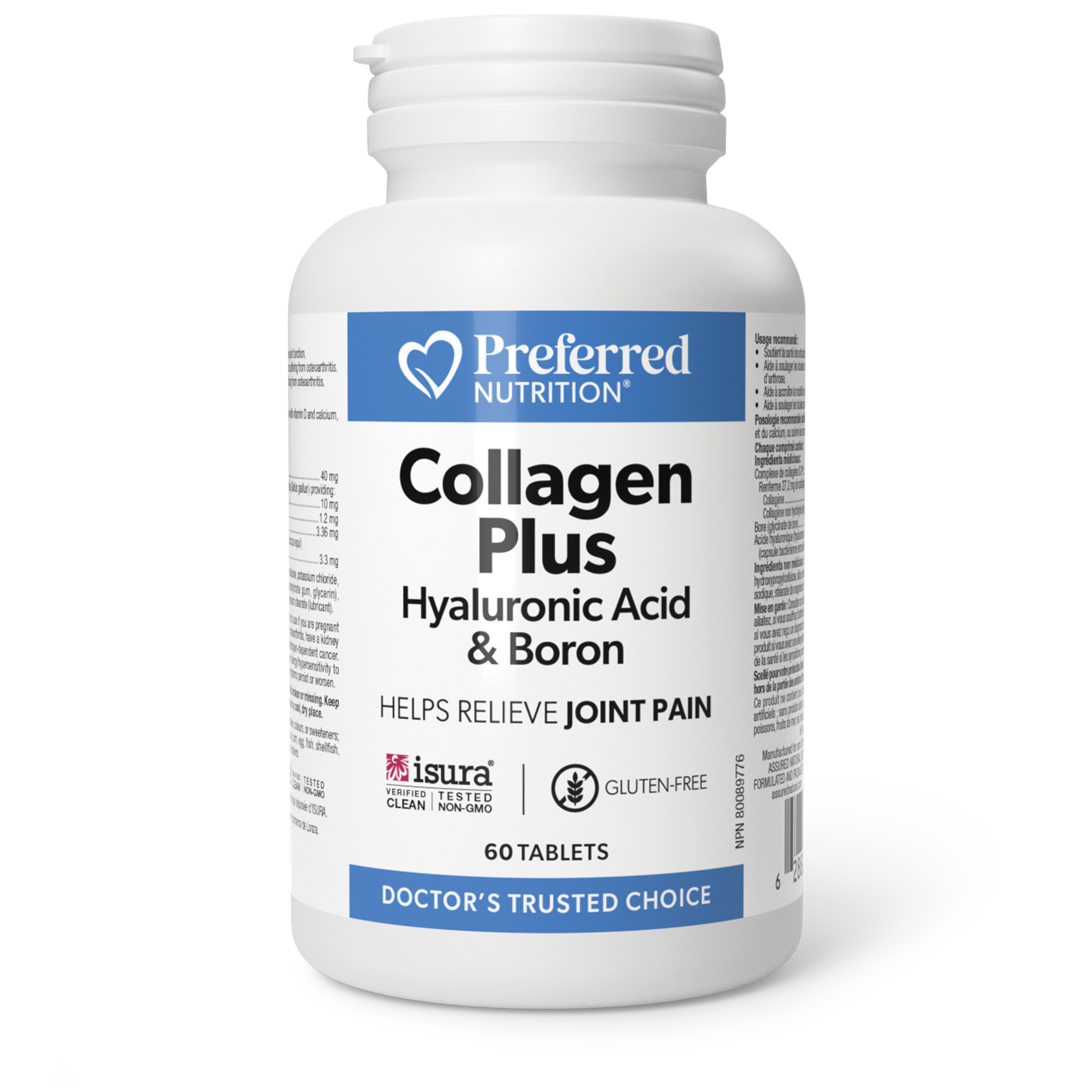 PREFERRED NUTRITION Collagen Plus Hyaluronic Acid & Boron