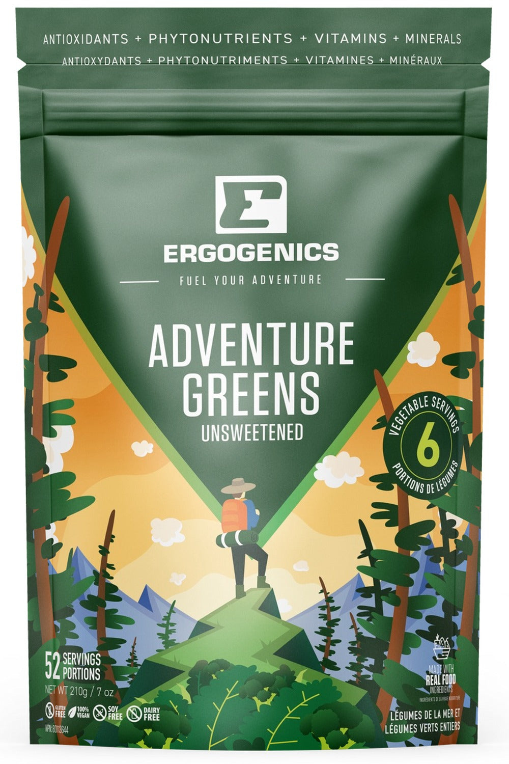 ERGOGENICS Adventure Greens Powder ( gr