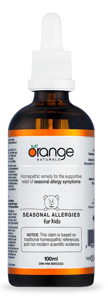 ORANGE NATURALS Kids Seasonal Allergies Homeopathic (100 ml)