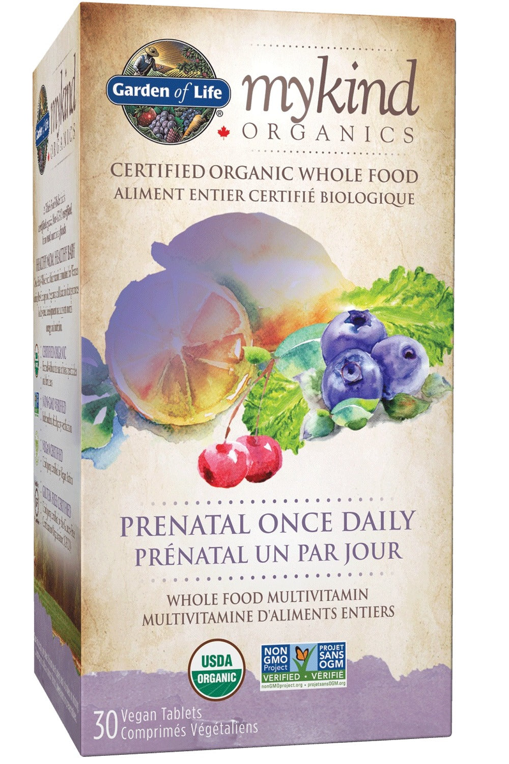 MYKIND Organics Prenatal Once Daily (30 veg tabs)