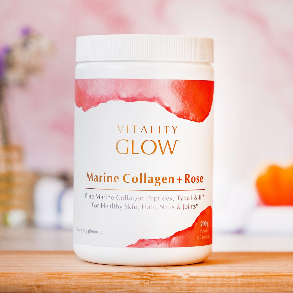 VITALITY GLOW Marine Collagen + Rose