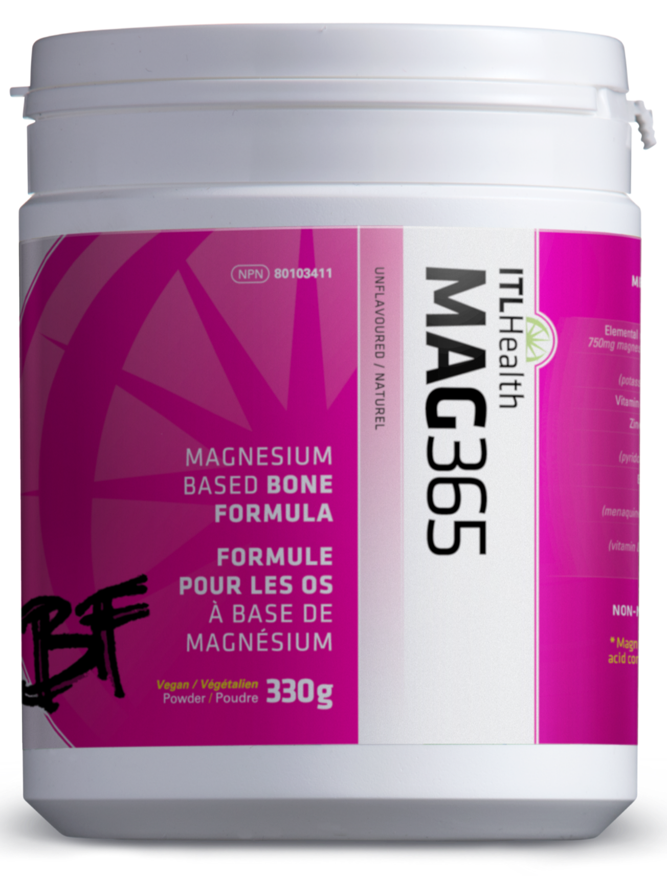 ITL HEALTH MAG365 Bone Formula (Unflavoured)