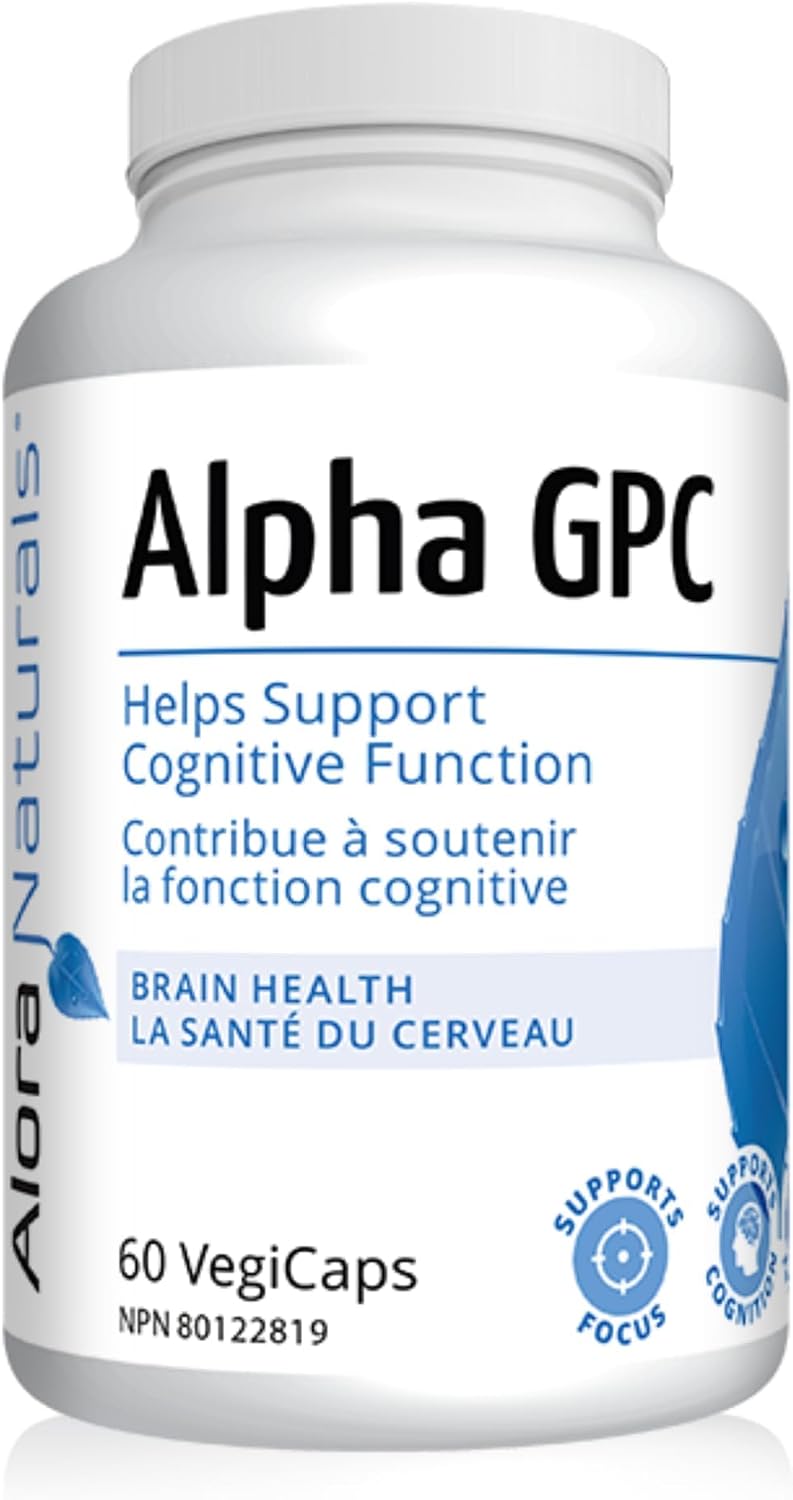 Alora Naturals Alpha GPC, 60 Vegetable Capsules