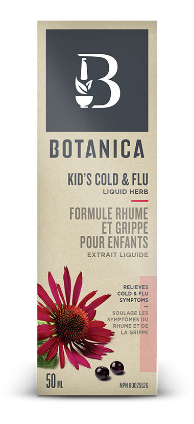Botanica Kids Cold & Flu Liquid, 50 mL
