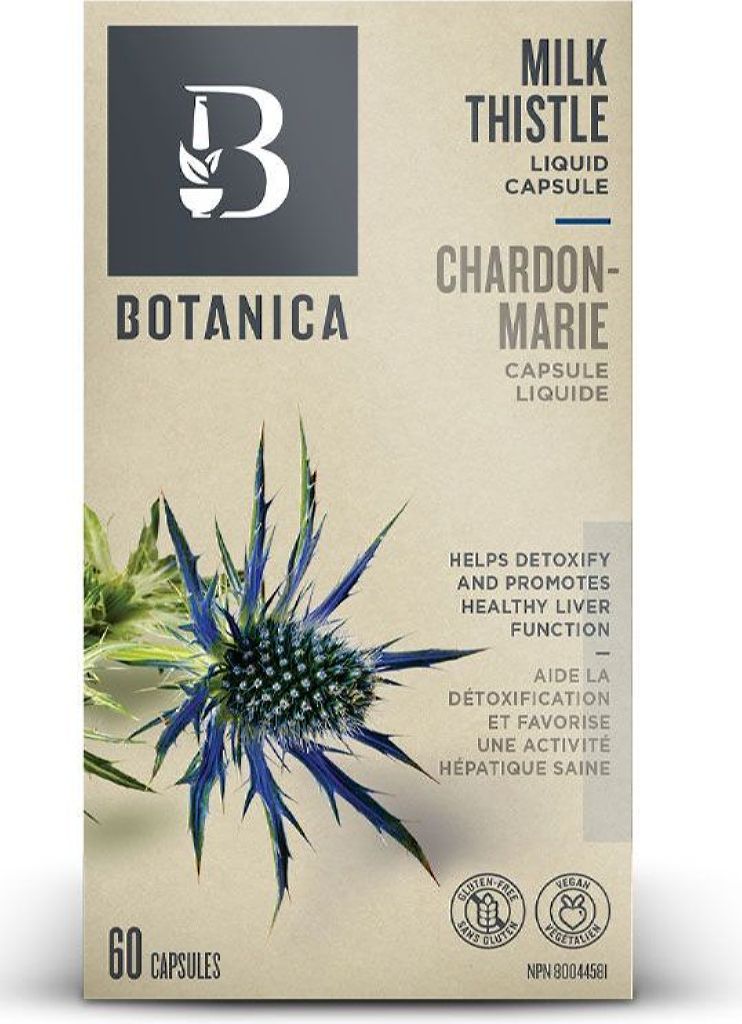 Botanica Milk Thistle Liquid Capsules, 60 Capsules