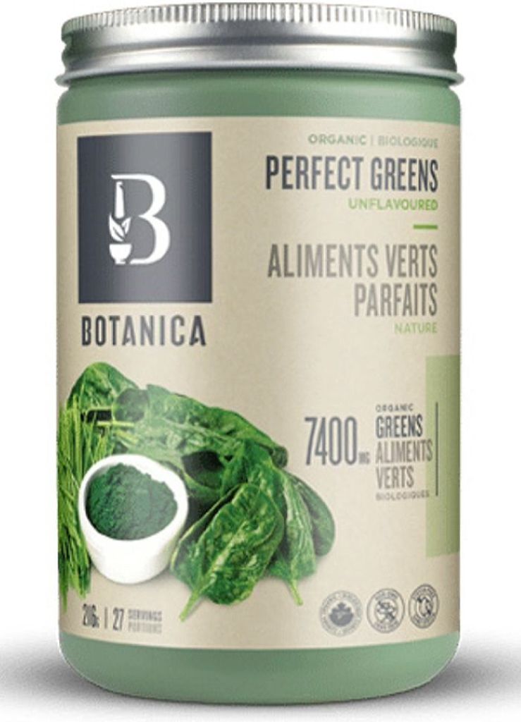 Botanica Organic Perfect Greens Powder, 216 g