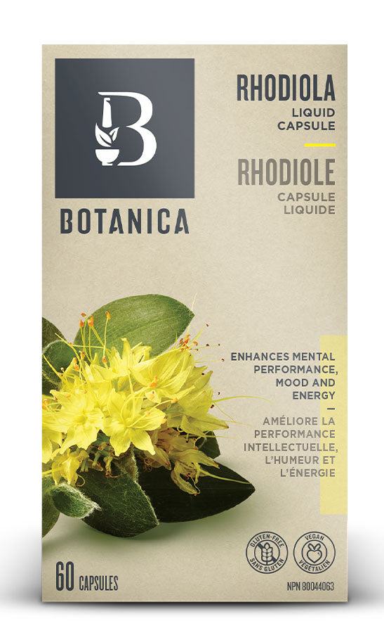 Botanica Rhodiola Liquid Capsules, 60 Capsules