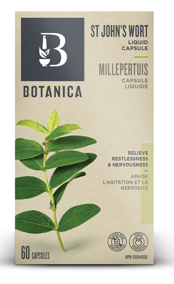 Botanica St. John's Wort Liquid Capsules, 60 Capsules