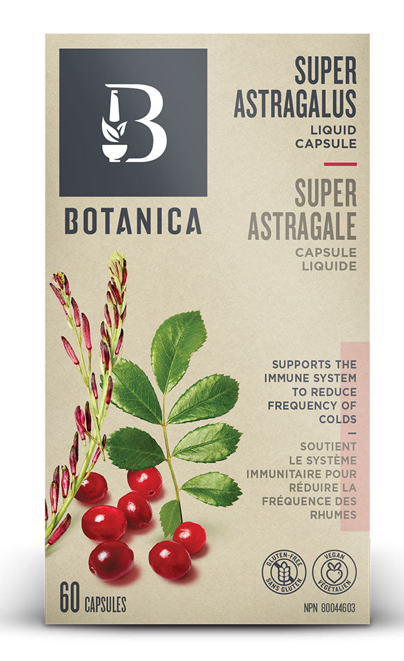 Botanica Super Astragalus Liquid Capsules, 60 Capsules