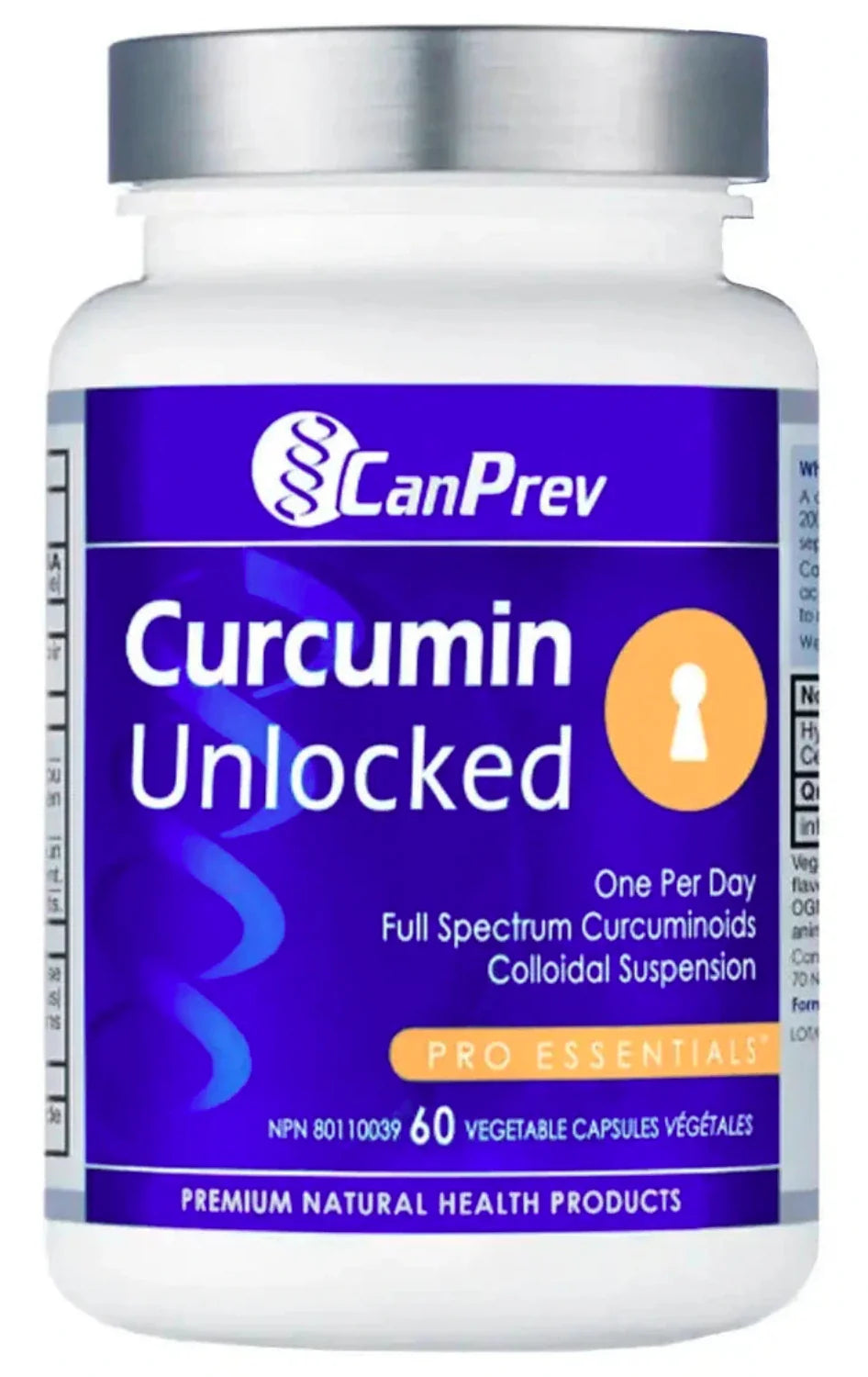 CanPrev Curcumin Unlocked, 60 Vegetable Capsules