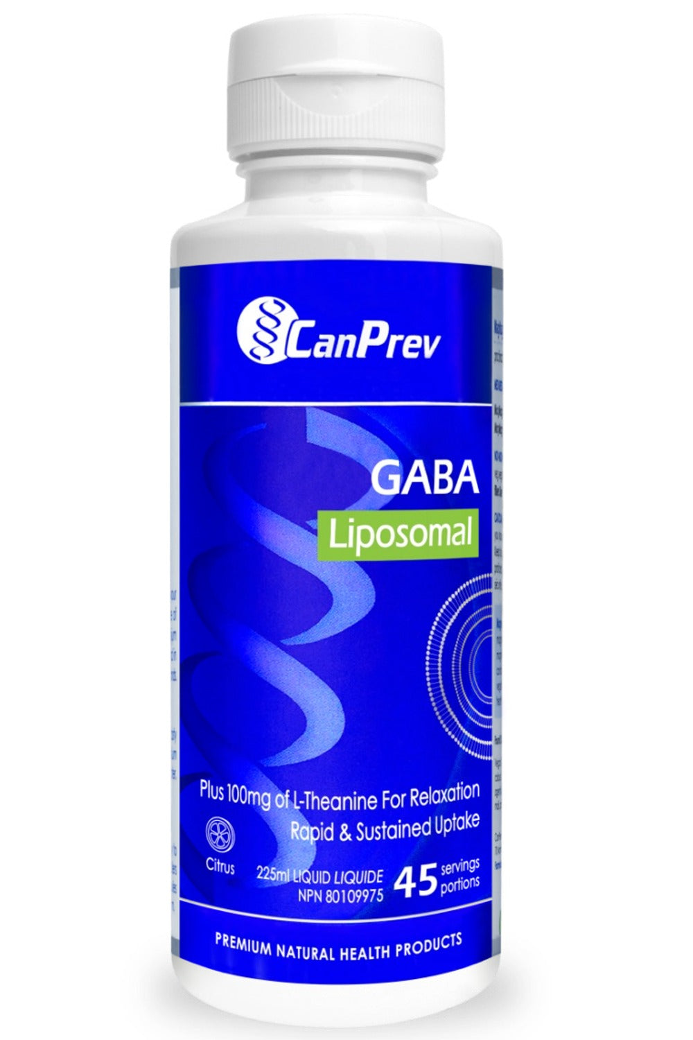 CanPrev Liposomal GABA Liquid, Citrus, 225 mL