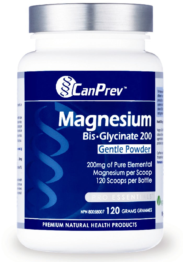 CanPrev Magnesium Bis-Glycinate 200 Gentle Powder, 120 g
