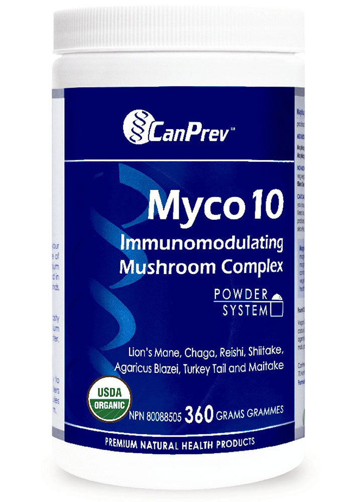 CanPrev MyCo10 Organic Mushroom Powder, 360 g