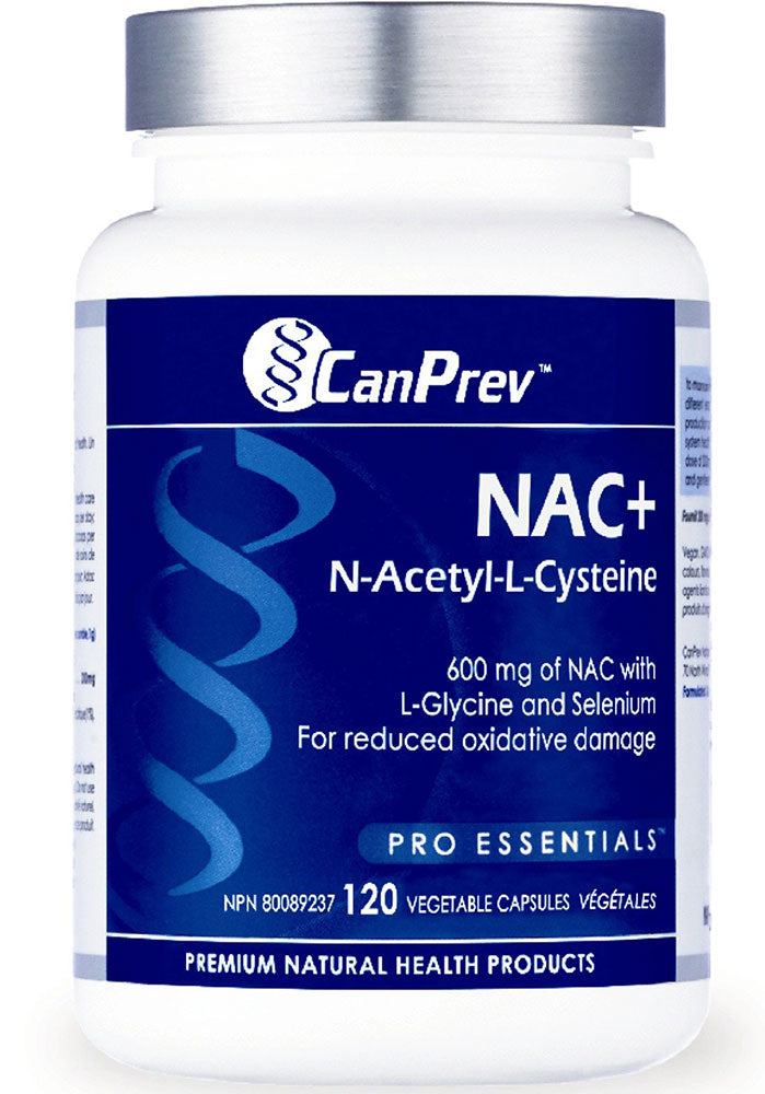CanPrev NAC+ 600 mg, 120 Vegetable Capsules
