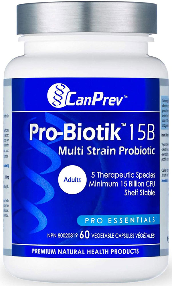 CanPrev Pro-Biotik 15B, 60 Vegetable Capsules