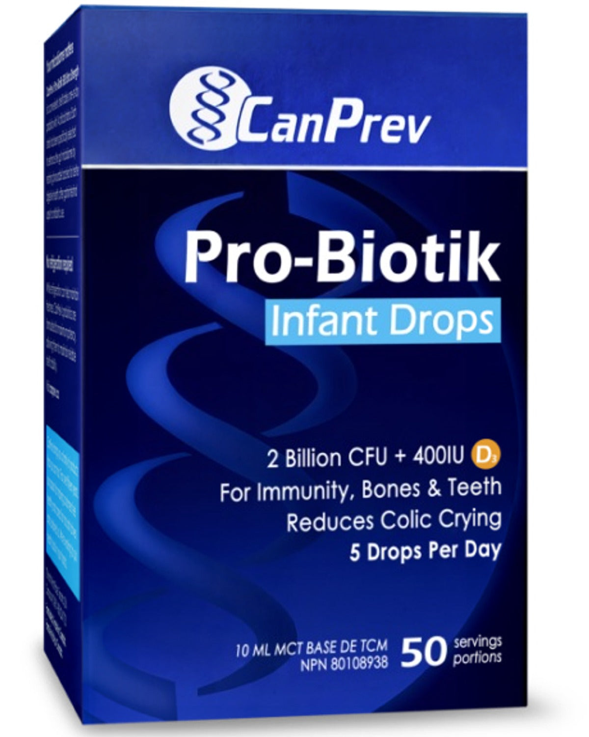 CanPrev Pro-Biotik Infant Drops with Vitamin D3, 10 mL