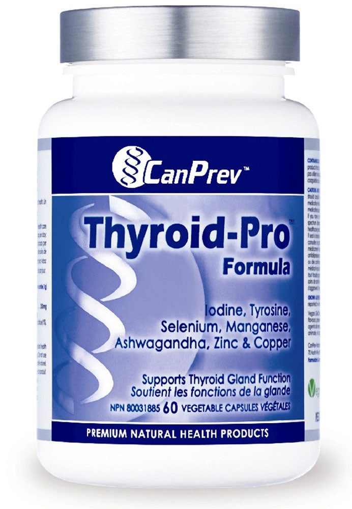 CanPrev Thyroid-Pro Formula, 60 Vegetable Capsules