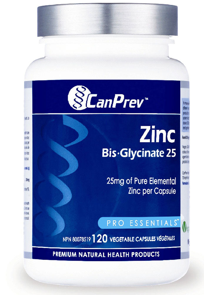 CanPrev Zinc Bis-Glycinate 25 mg