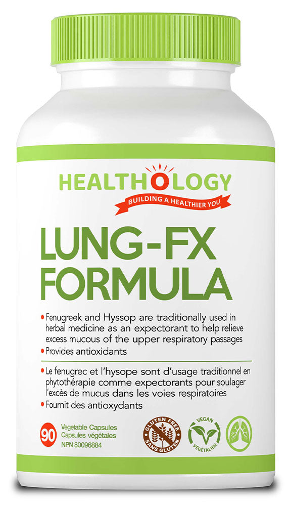 Healthology Lung-FX Formula, 90 Vegetable Capsules