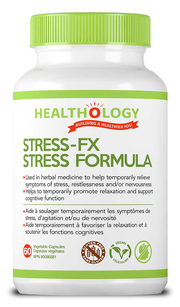 Healthology Stress-FX Formula, 60 Vegetable Capsules