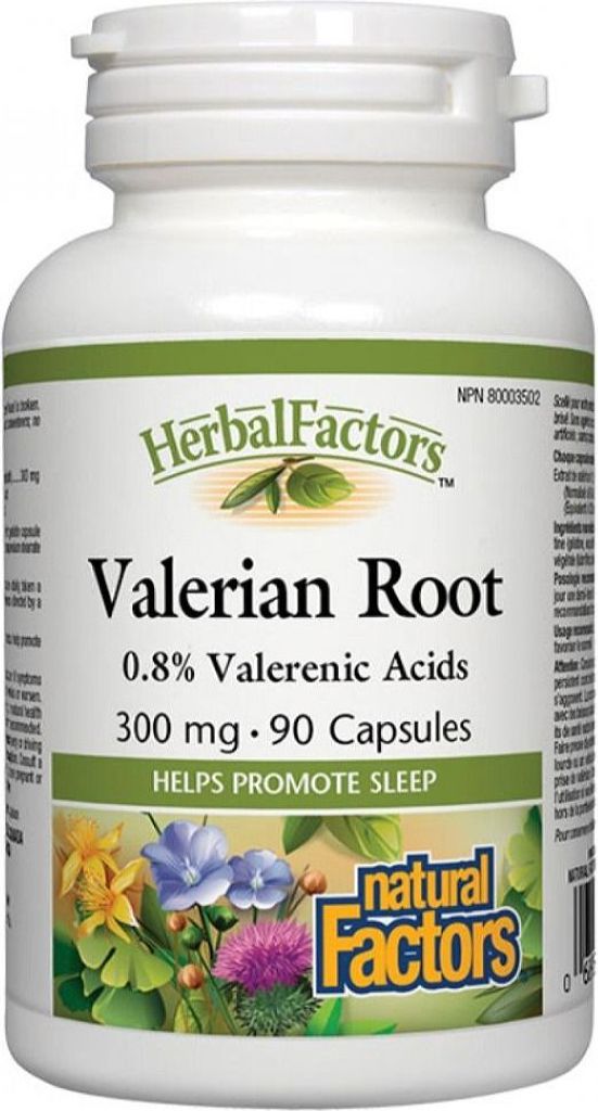 Herbal Factors Valerian Root 300 mg, 90 Capsules