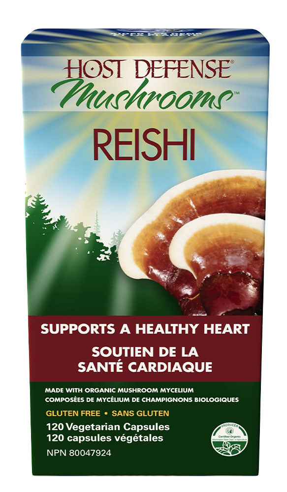 Host Defense Reishi, 120 Vegetarian Capsules