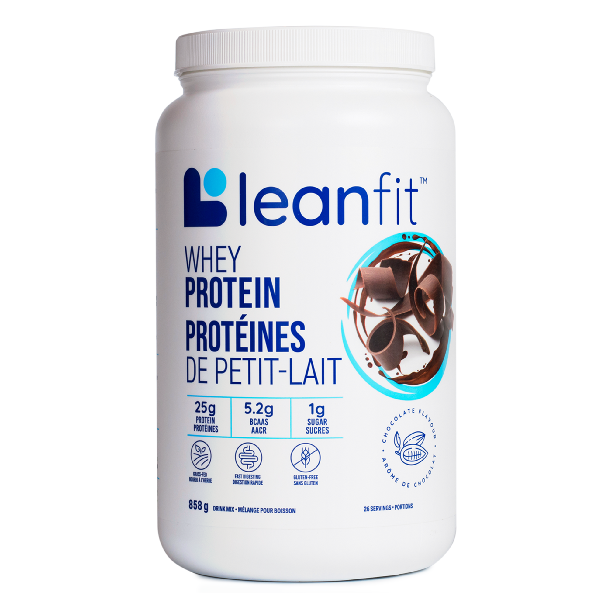 LEANFIT Whey Protein (Chocolate - 858 gr)