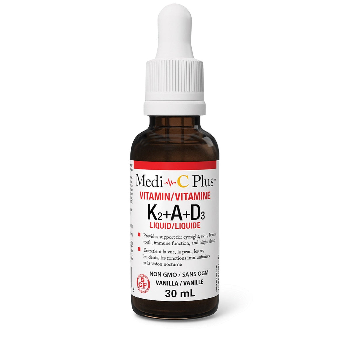 Medi-C Plus Vitamin K2 + A + D3, 30 mL