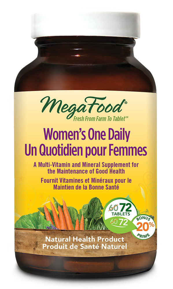 MegaFood Women's One Daily, 72 Tablets (Bonus Pack)