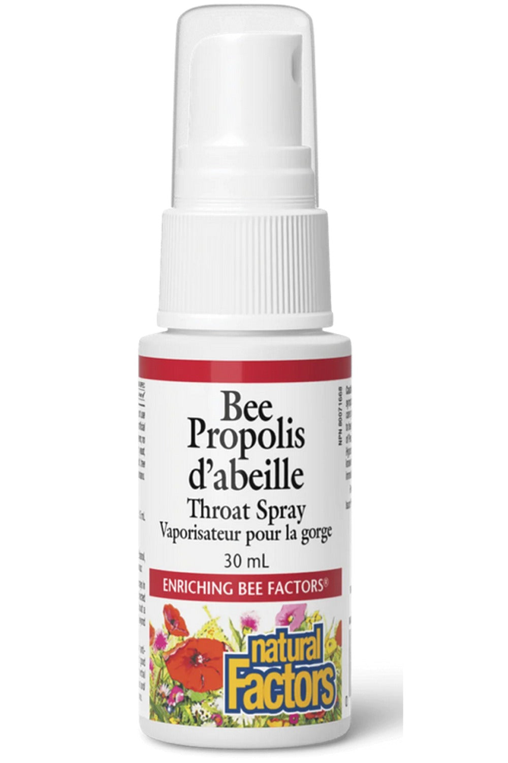 Natural Factors, Bee Propolis Throat Spray 30 ml