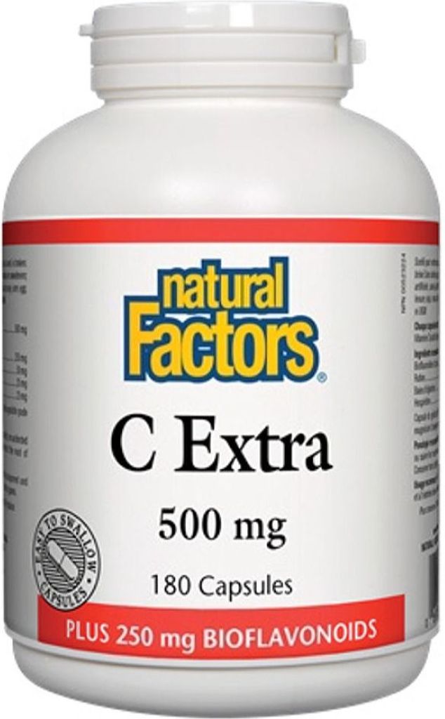 Natural Factors C Extra 500 mg, 180 Capsules