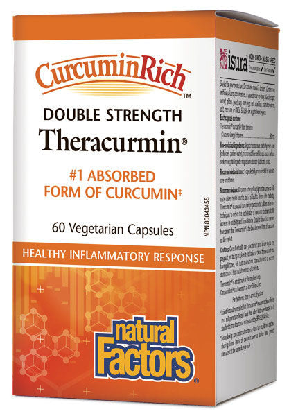 Natural Factors CurcuminRich Theracurmin 60 mg, 60 Vegetarian Capsules