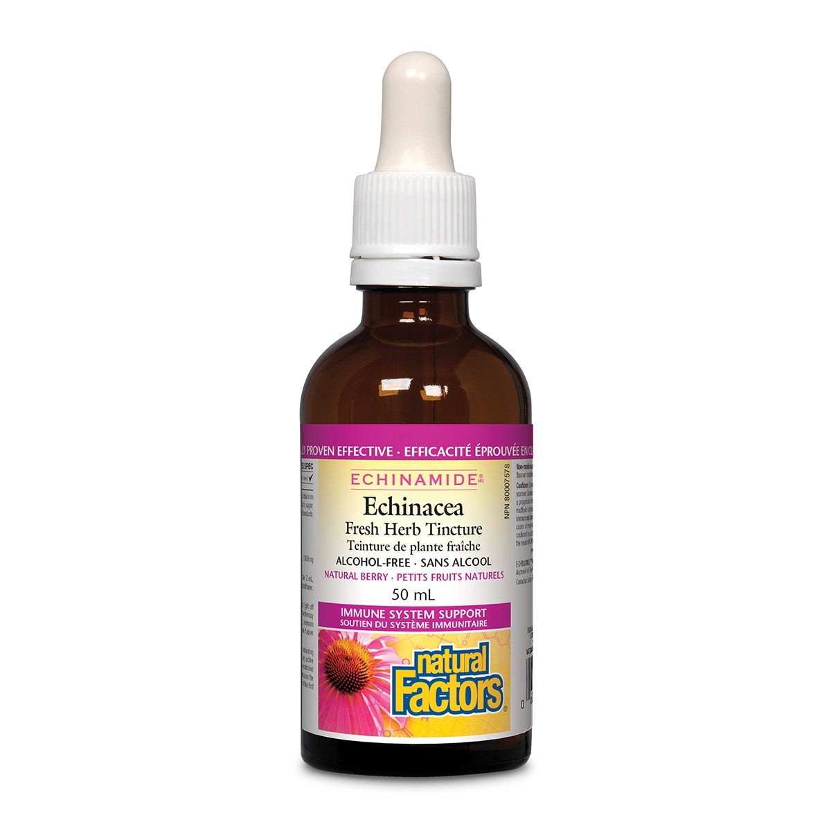 Natural Factors, Echinacea Tincture Natural Berry, 50 ml