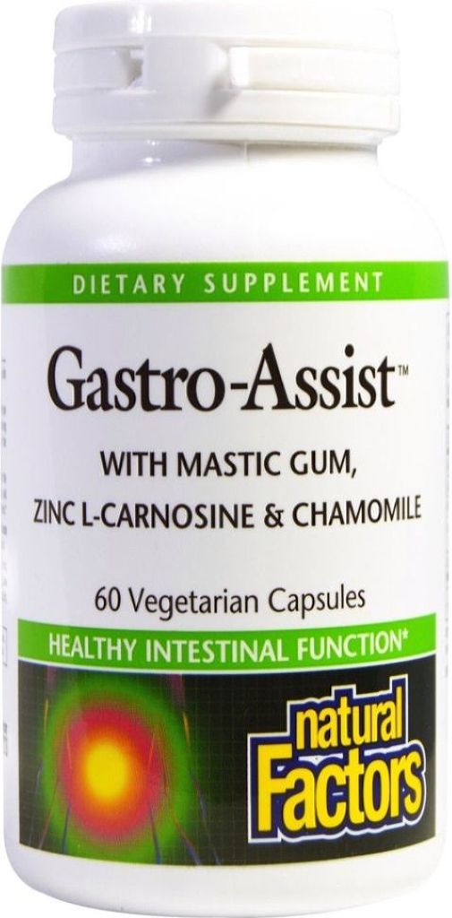 Natural Factors Gastro-Assist 60 Vegetarian Capsules