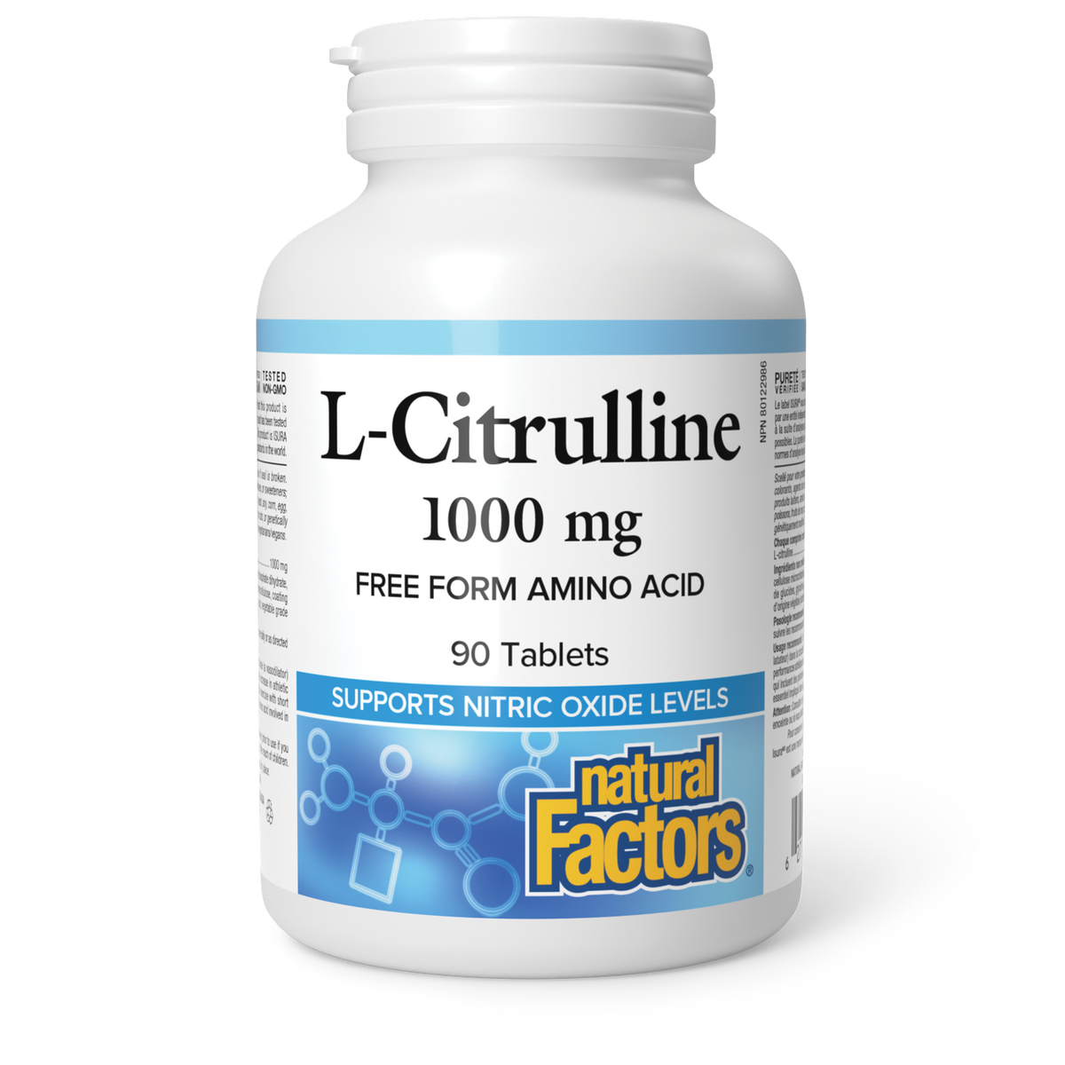Natural Factors L-Citrulline 1000 MG, 90 Tablets