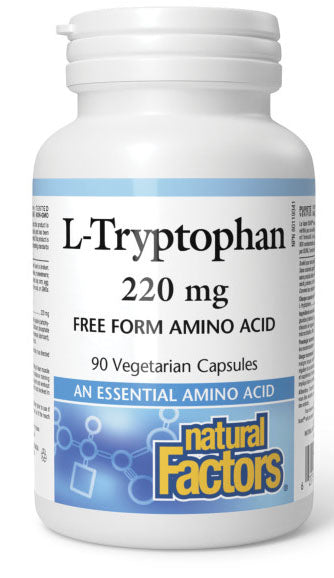 Natural Factors L-Tryptophan 90 Vegetarian Capsules