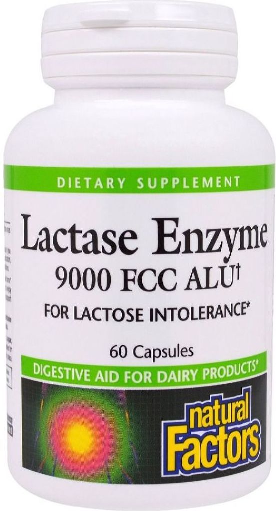 Natural Factors Lactase Enzyme 60 Capsules