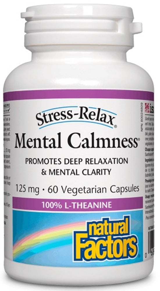 Natural Factors Mental Calmness 125 mg, 60 Capsules