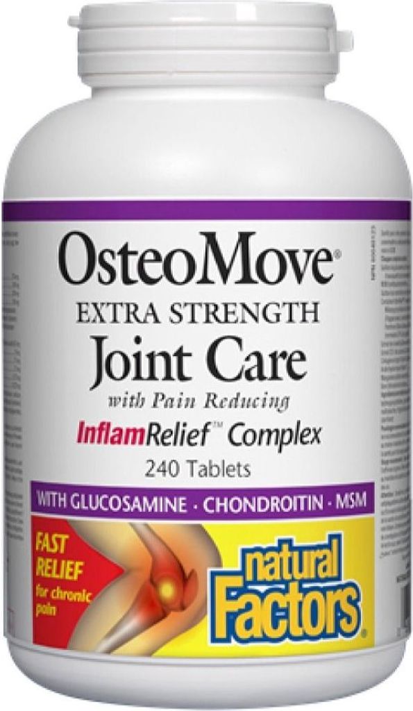 Natural Factors OsteoMove Extra Strength Joint Care 240 Tablets