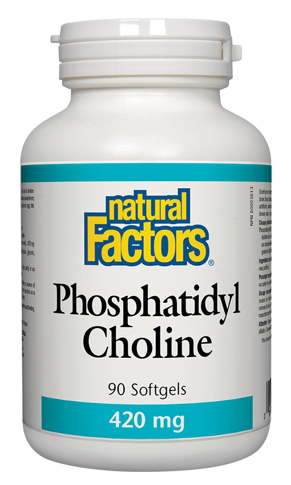 Natural Factors Phosphatidyl Choline 90 Softgels