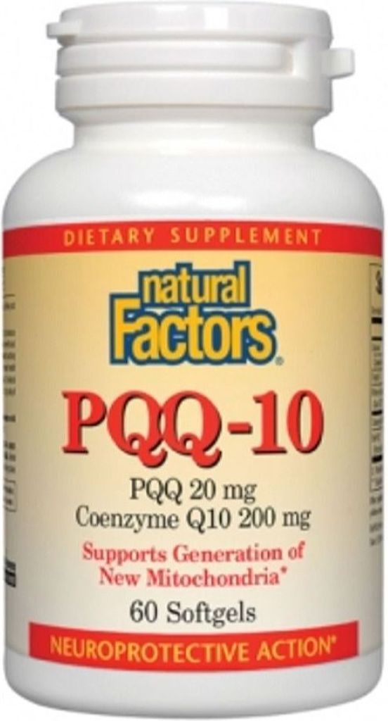 Natural Factors PQQ 10 60 Softgels