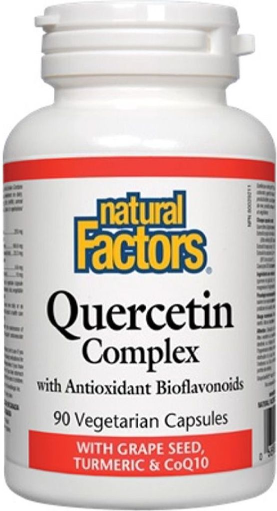 Natural Factors Quercetin Complex 90 Vegetarian Capsules