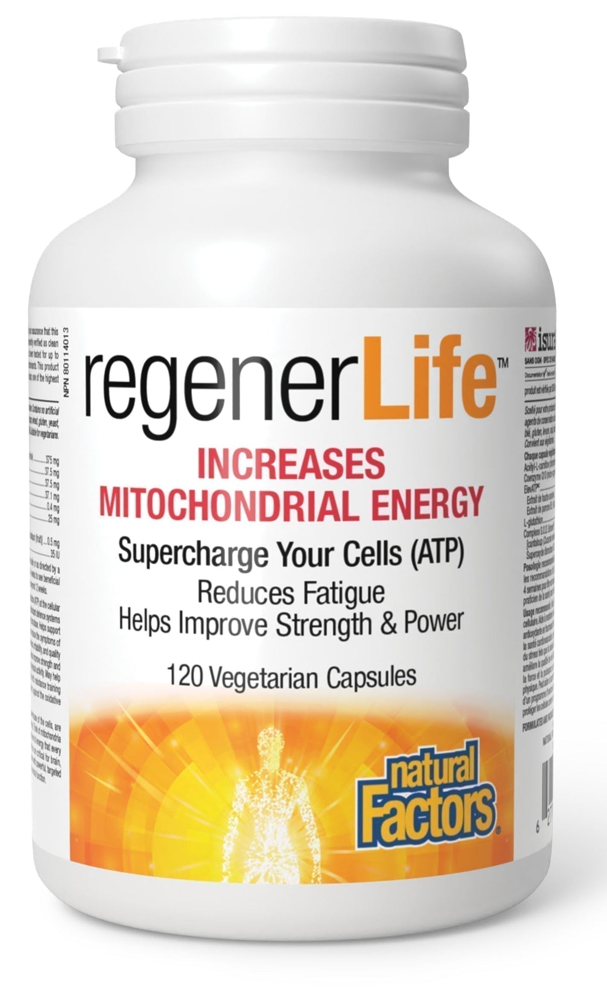 Natural Factors Regenerlife 120 Vegetarian Capsules