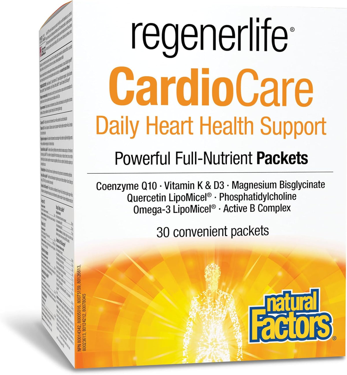 Natural Factors Regenerlife CardioCare 30 Packets